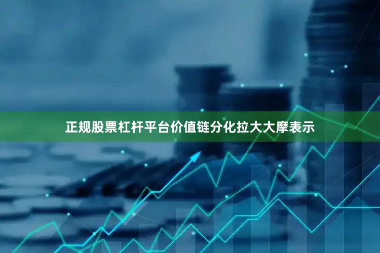 正规股票杠杆平台价值链分化拉大　　大摩表示