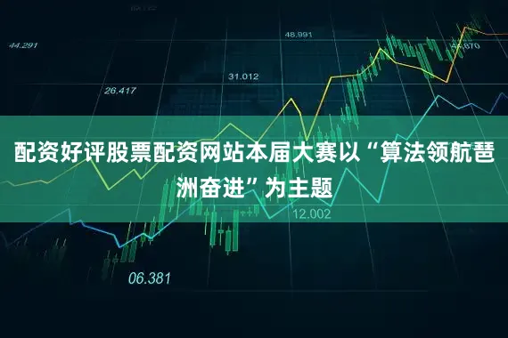 配资好评股票配资网站本届大赛以“算法领航琶洲奋进”为主题